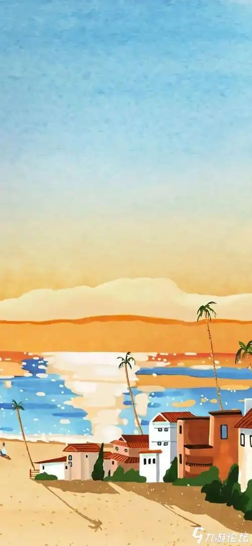 治愈多暖色系绘画壁纸,很特别呢