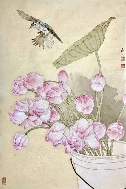 花开寻梦:画家王艺轩作品赏读_文化频道_中华网
