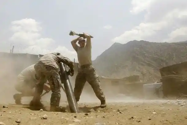 阿富汗战场上的美军清晰图片