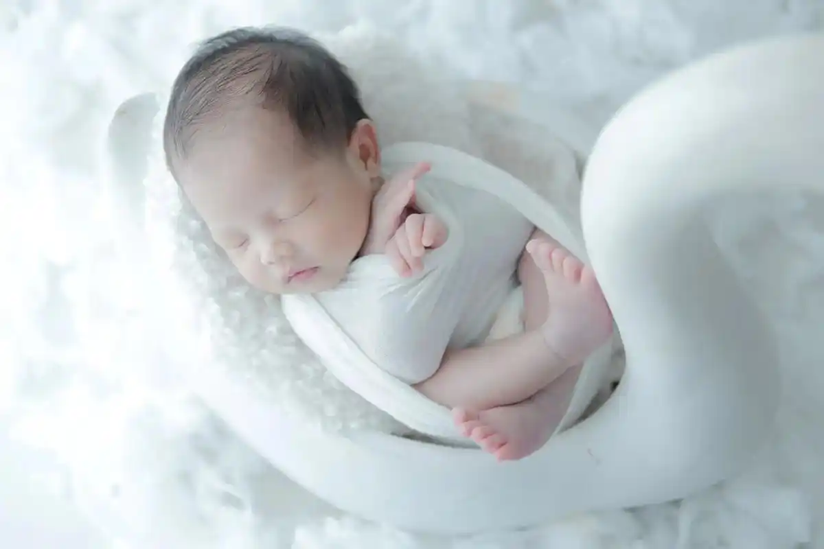 妹妹的新生儿照.