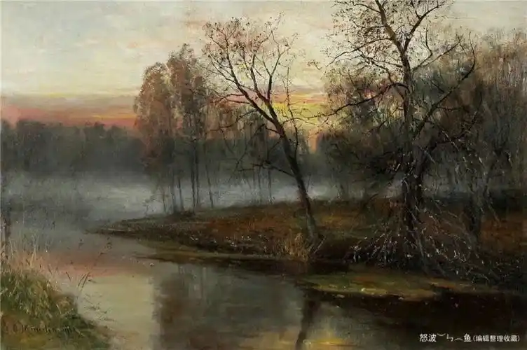 瑞典艺术家 奥洛夫赫梅林油画风景欣赏