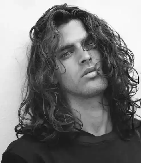 男士卷发,原来有这么多样式