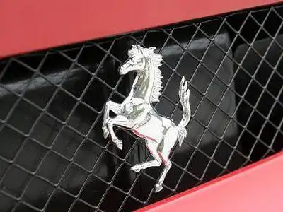 车牌标志是一只奔跑的马的车图片