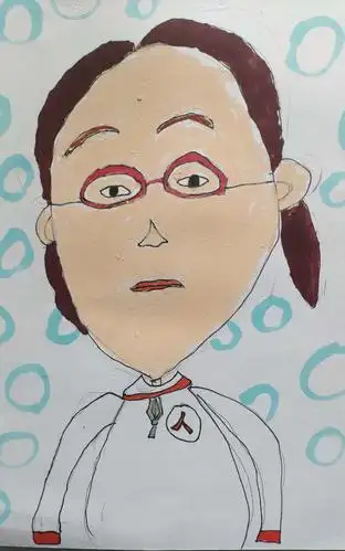 一(7)班《自画像》优秀作品