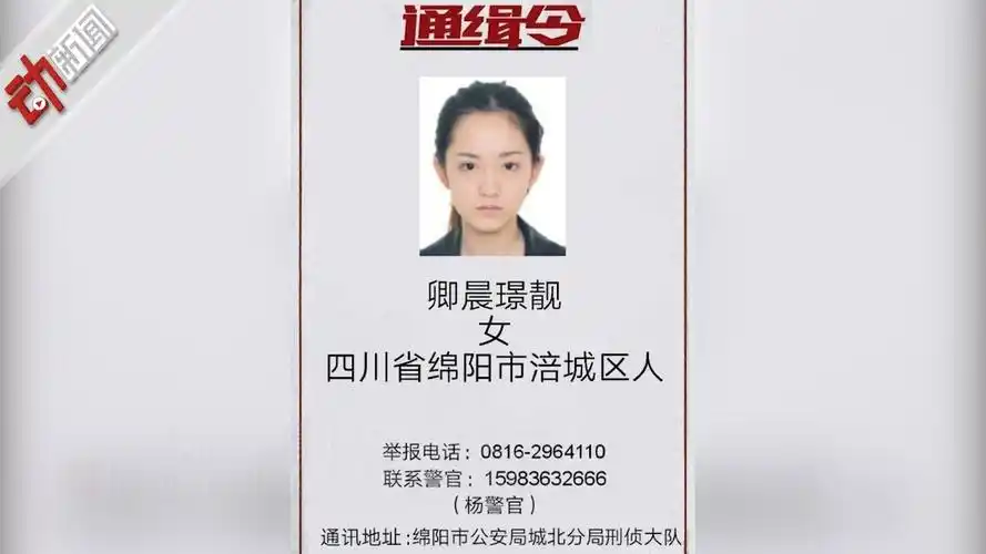 通缉令上高颜值女嫌犯火了网友卿本佳人奈何做贼