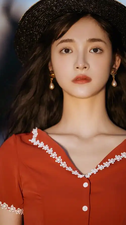 周洁琼甜美浪漫写真手机壁纸