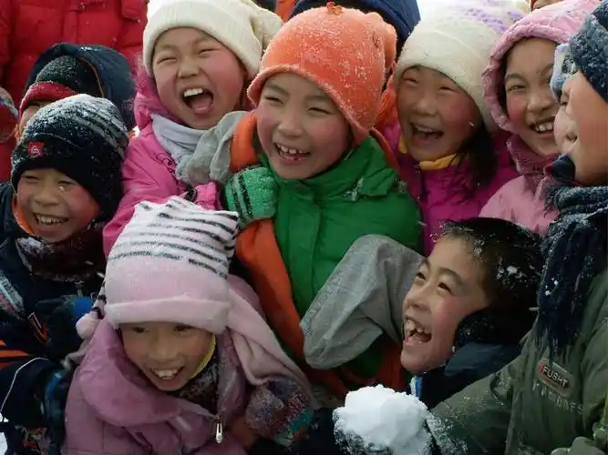孩子们的笑脸