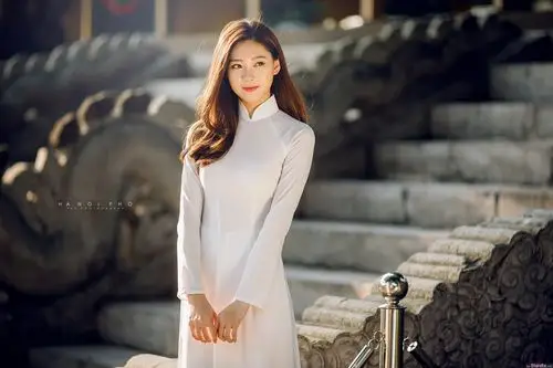 越南旗袍正妹,笑容甜美可爱的小仙女 - 堆糖,美图壁纸兴趣社区