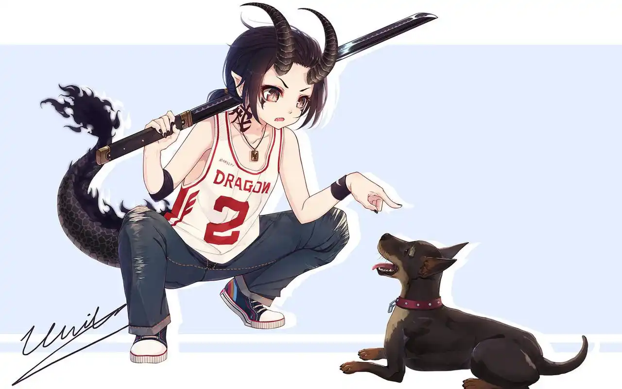 精美个性动漫人物手绘图片桌面壁纸