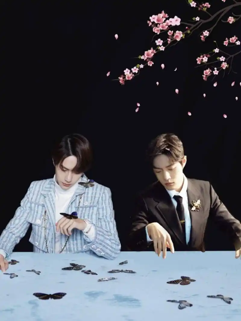 肖战王一博壁纸1️⃣‖博君一肖 他来了 他们来了 来了来了来了