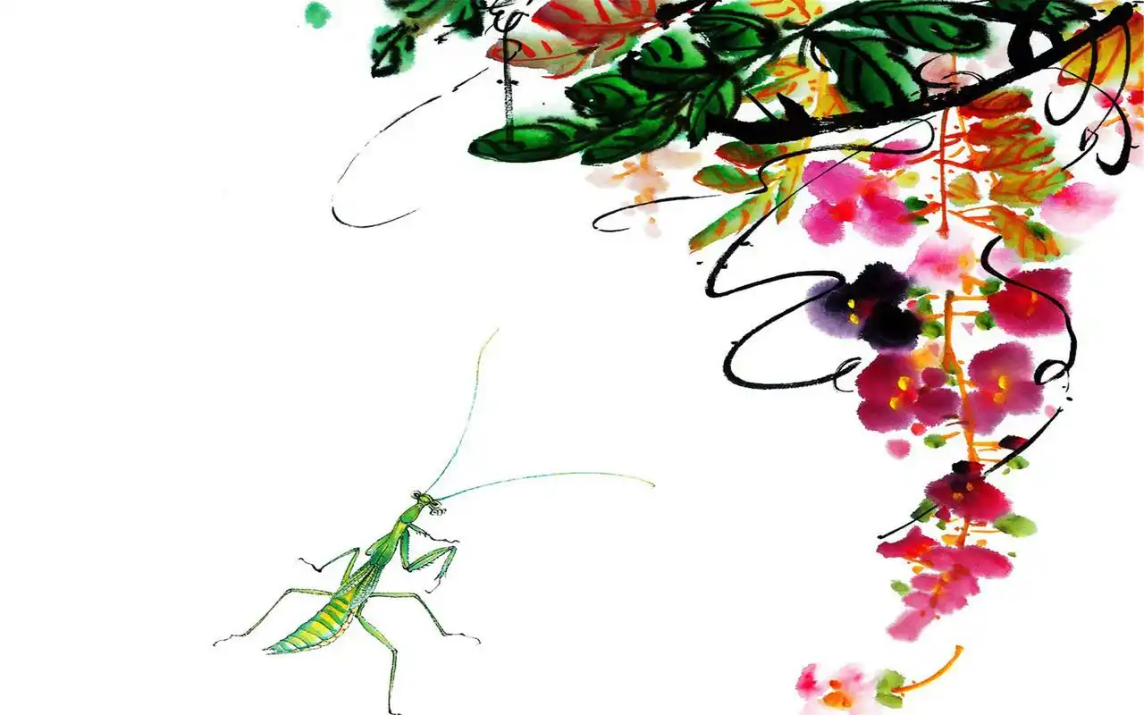 中国水墨画高清桌面壁纸