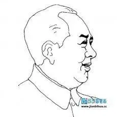 名人简笔画怎么抓特真