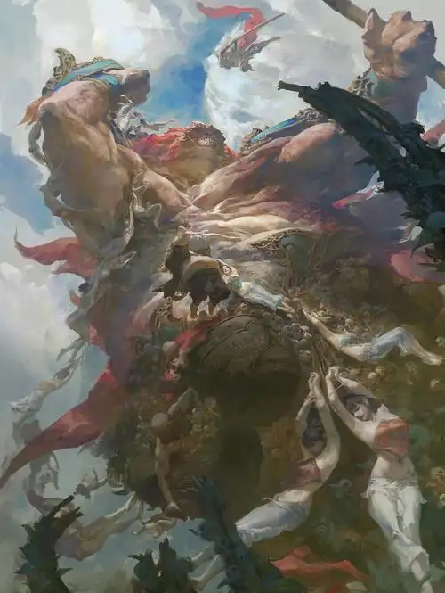 一饱眼福 钟风华西游记组图|插画|游戏原画|艺数绘cg_原创作品-站酷