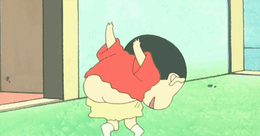 关于蜡笔小新gif() 治愈动图系/ 抱走评论/ 嗷嗷