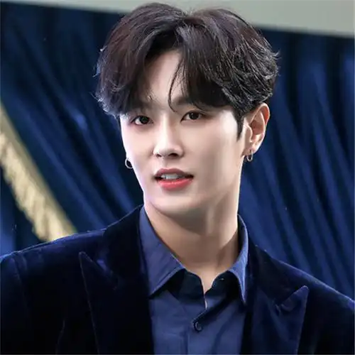 一折假发男中分 蓬松帅气