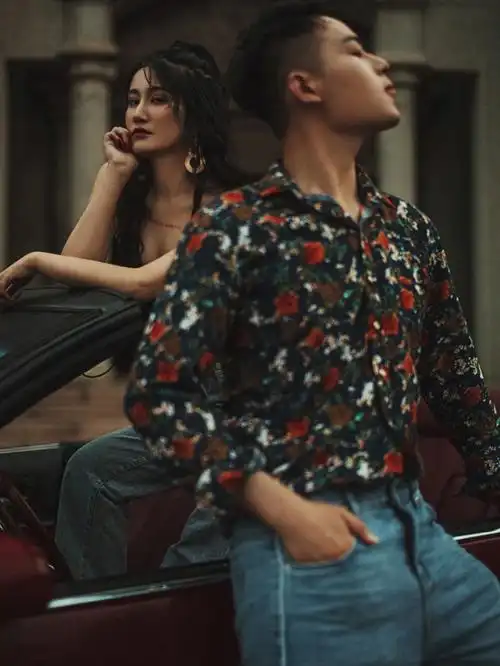 浪漫主义的美式婚纱照