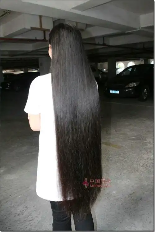 剪下美女91公分极品长发发之美3737