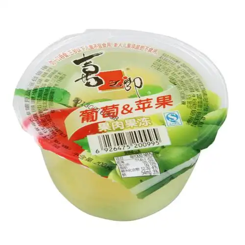 喜之郎葡萄果肉果冻200g*6杯