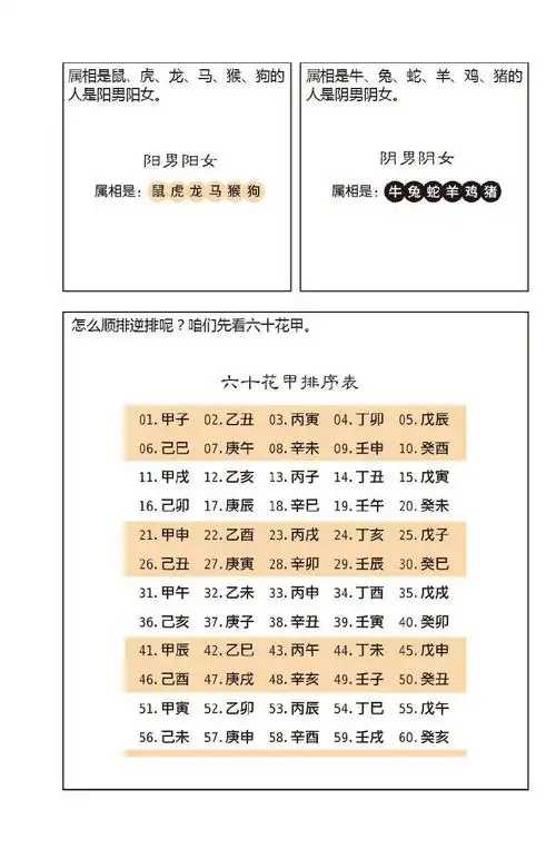 看漫画教你排八字排大运