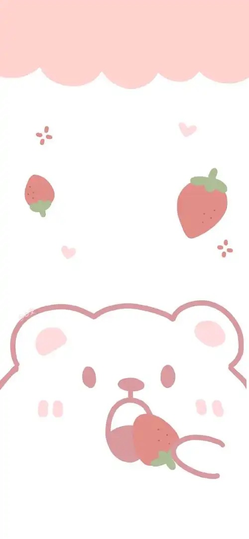 超可爱小熊软糖壁纸林芙唔是草莓味的