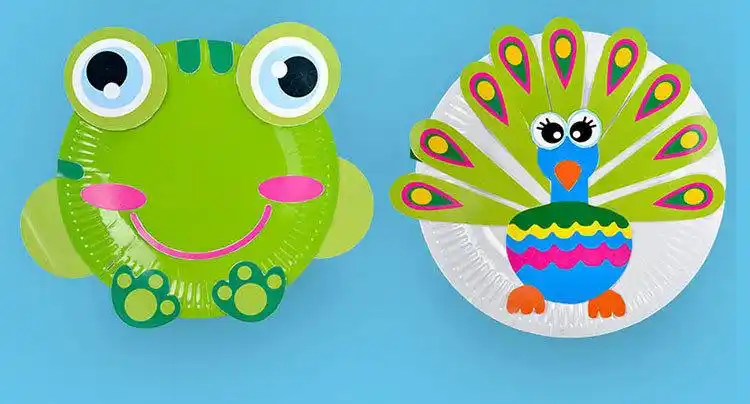 儿童手工制作纸盘贴纸画幼儿园玩具创意diy粘贴材料包 货号 mz67869a