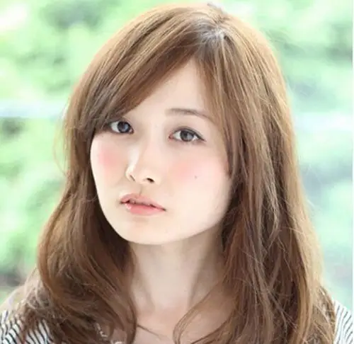 女生国字脸发型设计图片,脸型图片,发型图片