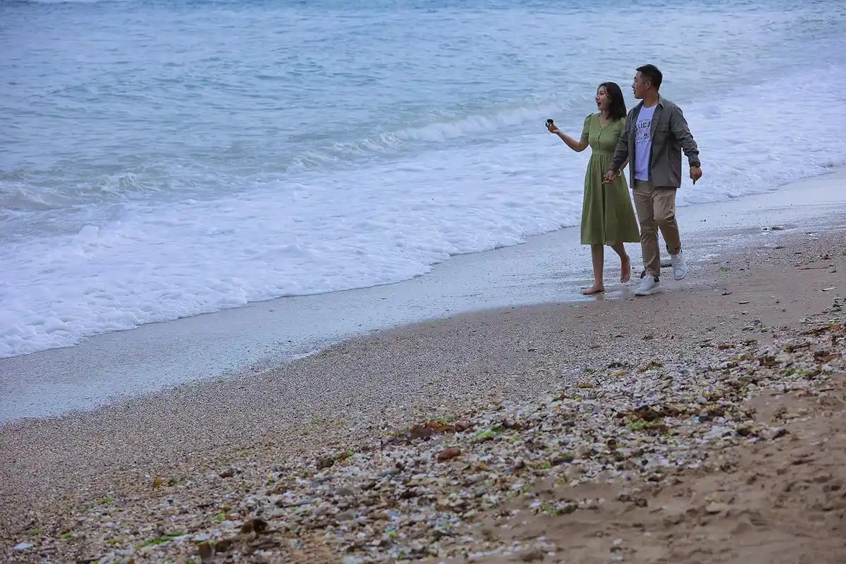 大连情侣写真78七夕节快到了海边浪漫安排上.