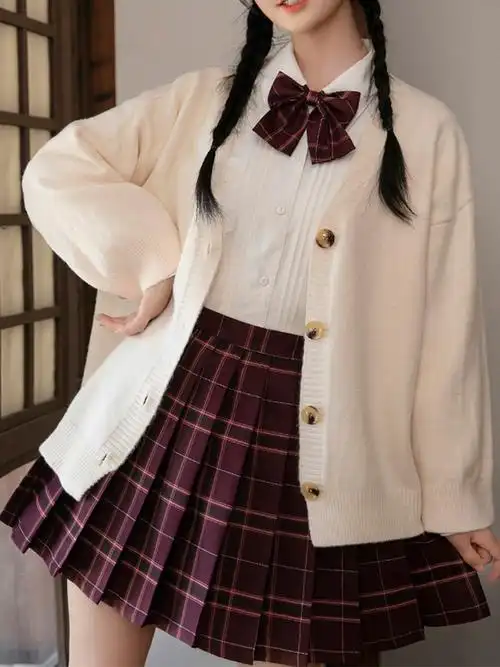 现货原创jk制服正版校服秋装套装全套秋冬季cosplay女装