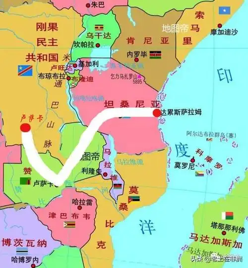 地理位置非常重要,对东部非洲辐射 ,覆盖赞比亚,刚果金 .