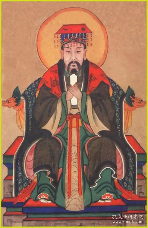 东岳神仙画册集(东岳大帝,淑明坤德后,碧霞元君,古代画)