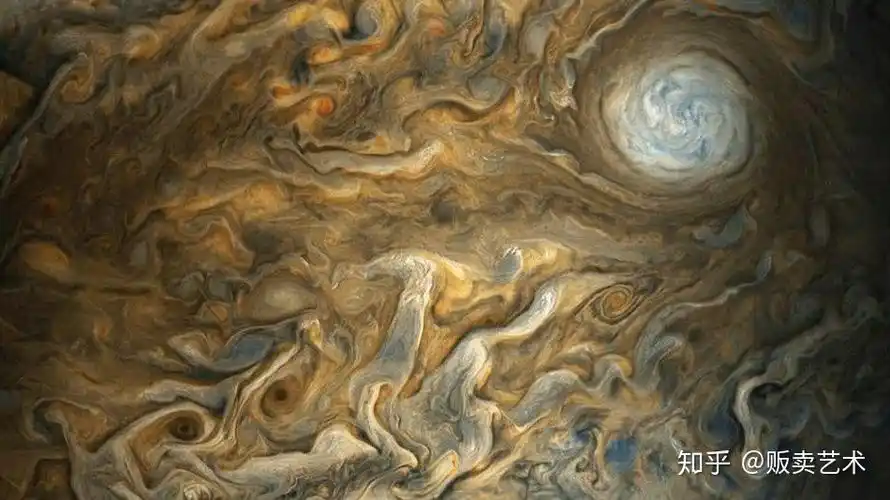 nasa朱诺号拍摄木星表面