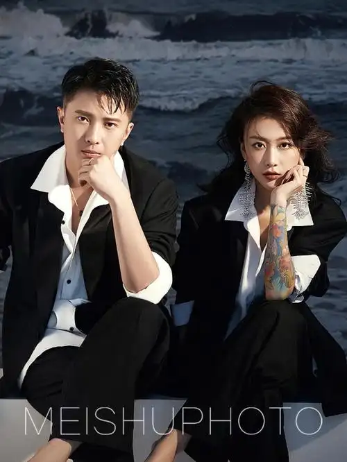 拍一组酷酷的婚纱照