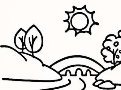 春天的景色简笔画春天的景色简笔画简单又漂亮