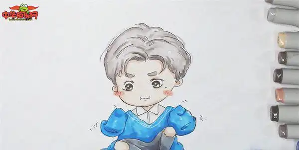 蔡徐坤q版简笔画