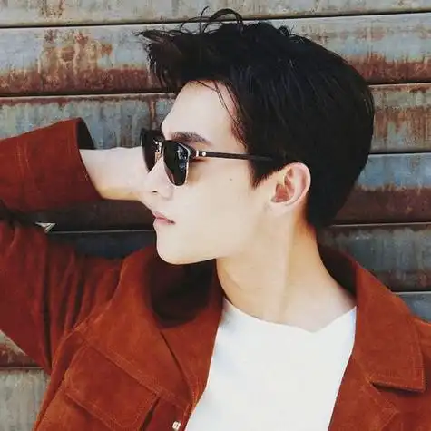 戴墨镜的男人侧脸帅气头像