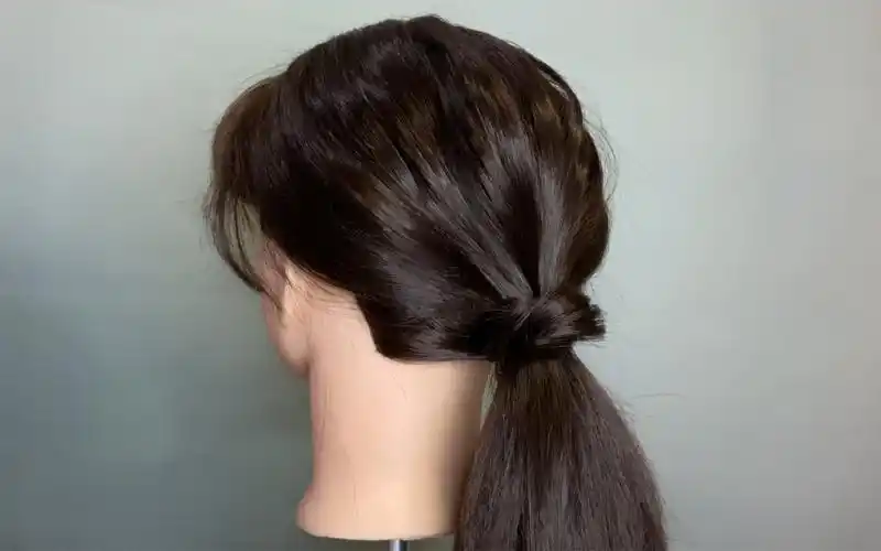 30s韩式慵懒低马尾