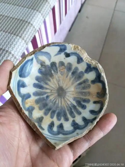 明清时期古瓷片一枚临清运河古玩店万枚瓷片标本馆_价格9元_第1张