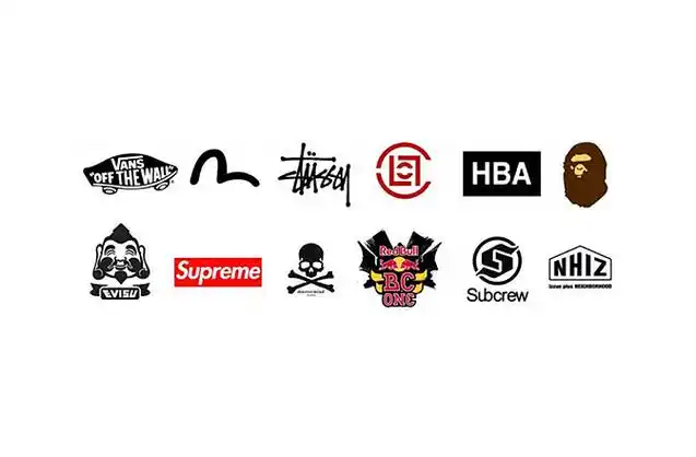 于是只能找些行业"巨人"仰望一下,希望能抓住这些潮牌logo的一些感觉