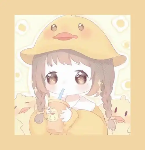 女头像动漫可爱呆萌高清2022最火闺蜜头像双人头像女孩可爱一组2021年