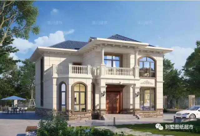 8套二层别墅,都带大露台,布局很实用,包工头都无法抗拒的户型