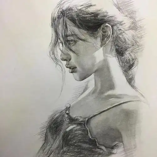 素描头像临摹高清大图