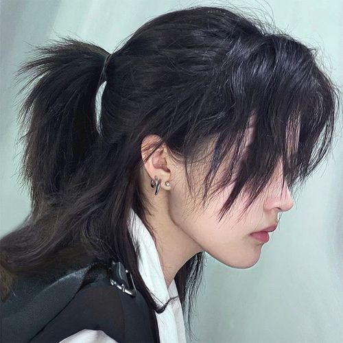 发型设计男 帅气短发_高档武士头假发男短发韩版帅气