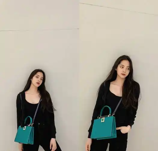 小仙女欧阳娜娜的穿搭,甜美青春有活力,每一套都是女神范_黑色_选择了