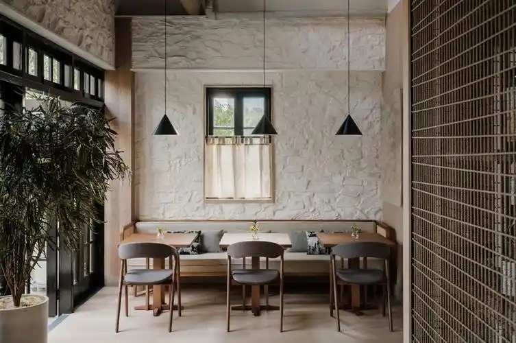 卡座式餐厅装修设计效果图