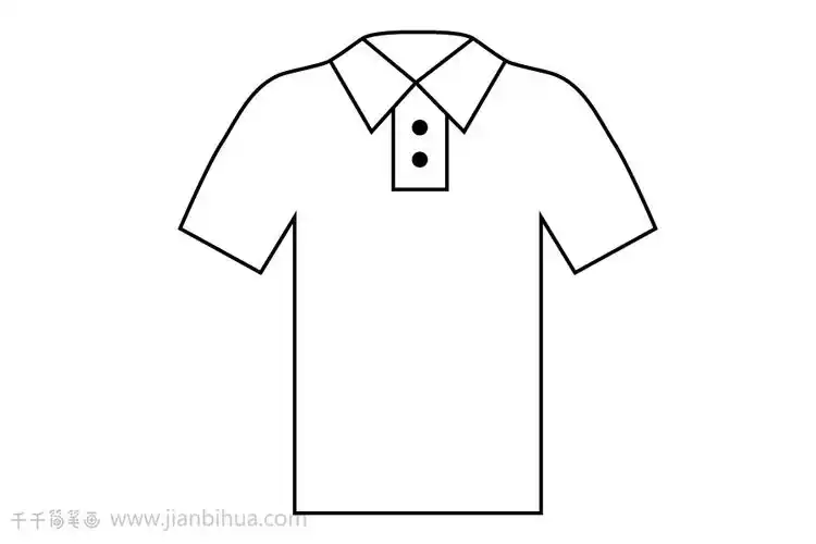 衬衫半袖涂色画怎么画衬衫半袖涂色画怎么画,衬衫半袖简笔画,半袖简笔