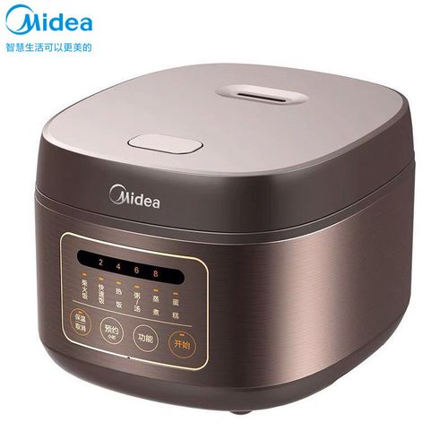 美的midea电饭煲mbfb40m171家用4l电饭锅柴火饭小型智能多功能全自动