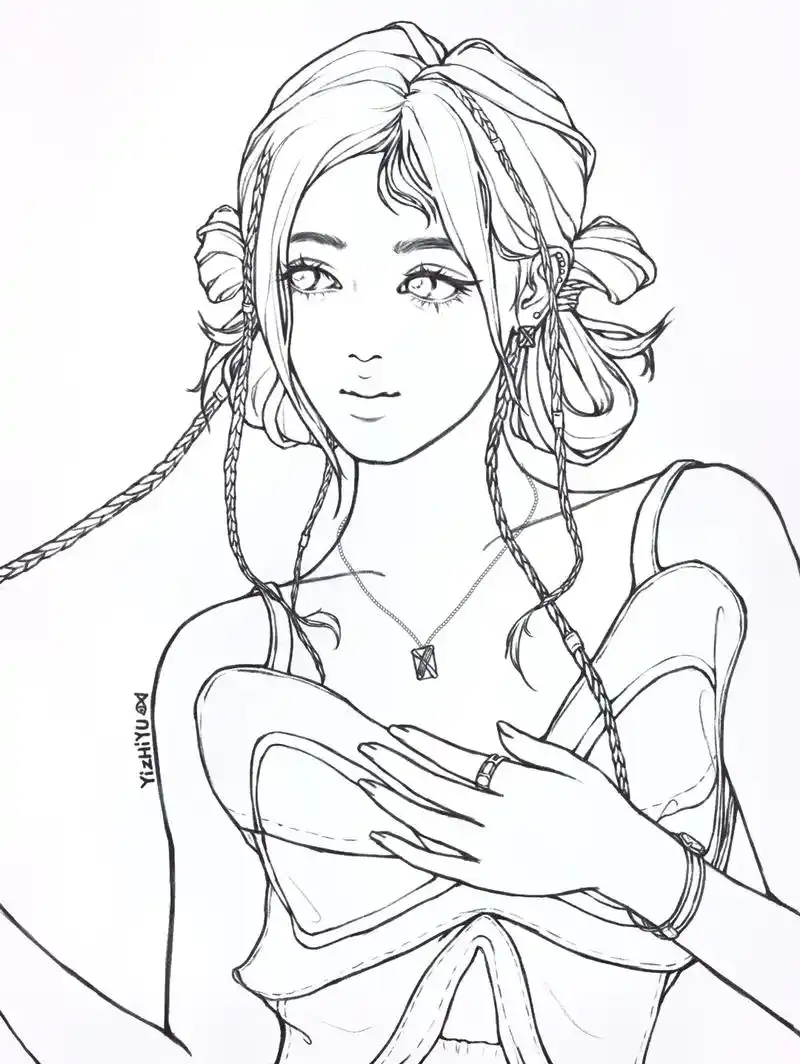 procreate绘画  - 抖音