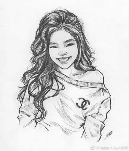 我猜这样的jennie做头像,你们会想要