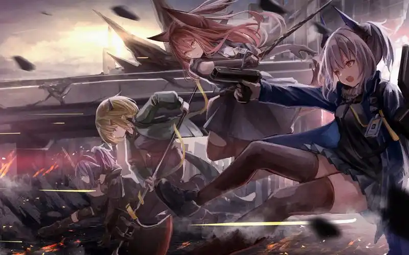 明日方舟性感唯美同人插画桌面壁纸