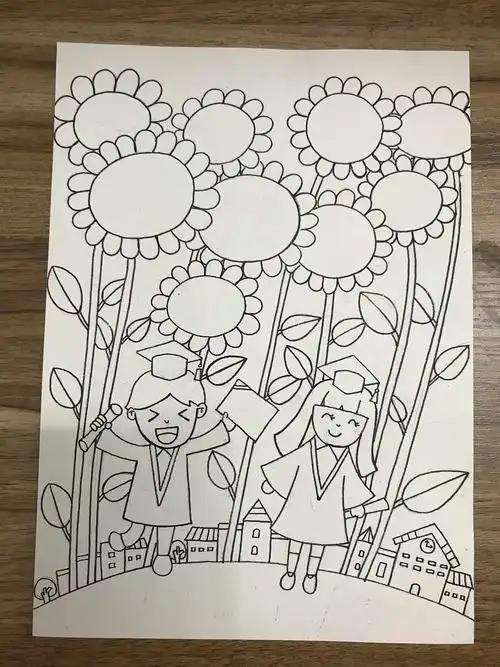 快乐成长/毕业季|纯艺术|绘画|安小妮童画_原创作品-站酷zcool